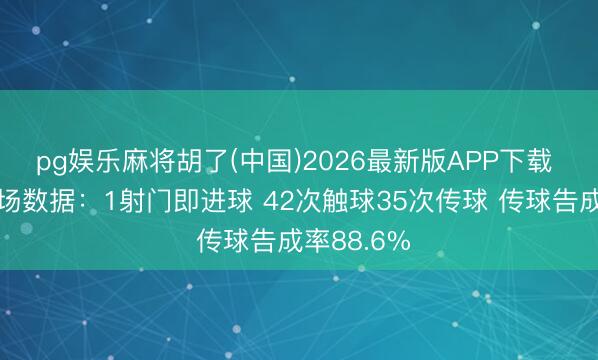 pg娱乐麻将胡了(中国)2026最新版APP下载 陈泽仕全场数据:1射门即进球 42次触球35次传球 传球告成率88.6%