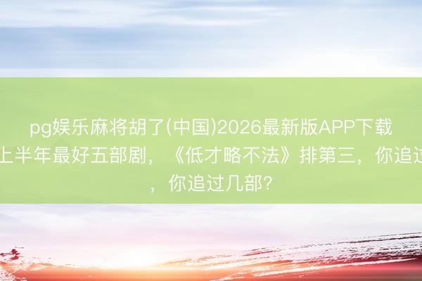 pg娱乐麻将胡了(中国)2026最新版APP下载 2026上半年最好五部剧，《低才略不法》排第三，你追过几部？
